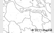 Blank Simple Map of Rajbari Zl, no labels