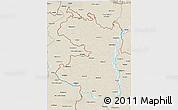 Shaded Relief 3D Map of Rajshahi Div
