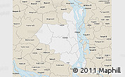 Classic Style 3D Map of Sirajganj Zl