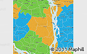 Political Map of Sirajganj Zl