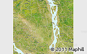 Satellite Map of Sirajganj Zl