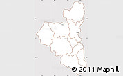 Classic Style Simple Map of Sirajganj Zl, cropped outside