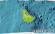 Physical 3D Map of Barbados, satellite outside