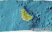 Satellite 3D Map of Barbados, shaded relief outside, satellite sea