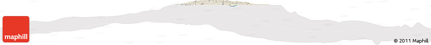 Shaded Relief Horizon Map of Barbados, cropped outside