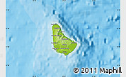 Physical Map of Barbados, single color outside, bathymetry sea, shaded relief sea