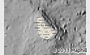 Shaded Relief Map of Barbados, darken, desaturated