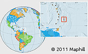 Political Location Map of Saint Andrew