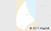 Classic Style Simple Map of Saint Andrew, single color outside
