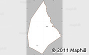 Gray Simple Map of Saint Andrew, cropped outside