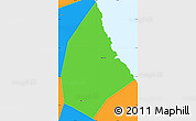 Political Simple Map of Saint Andrew