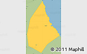 Savanna Style Simple Map of Saint Andrew