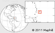 Blank Location Map of Saint Michael, highlighted country, within the entire country