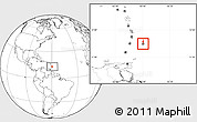 Blank Location Map of Saint Michael