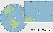 Savanna Style Location Map of Saint Michael, highlighted country