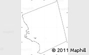 Blank Simple Map of Saint Michael, cropped outside