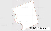 Classic Style Simple Map of Saint Michael, cropped outside