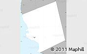 Gray Simple Map of Saint Michael