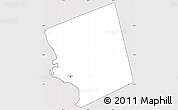 Silver Style Simple Map of Saint Michael, cropped outside
