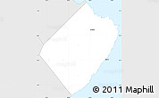Silver Style Simple Map of Saint Philip