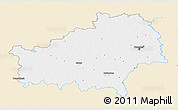 Classic Style 3D Map of Homyel', single color outside