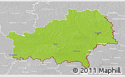 Physical 3D Map of Homyel', lighten, desaturated