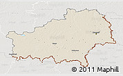Shaded Relief 3D Map of Homyel', lighten, semi-desaturated