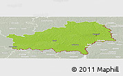 Physical Panoramic Map of Homyel', lighten, semi-desaturated