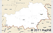 Classic Style Simple Map of Homyel'