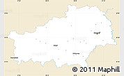 Classic Style Simple Map of Homyel', single color outside