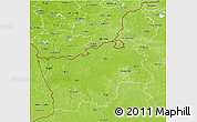 Physical 3D Map of Hrodna