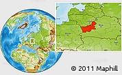 Physical Location Map of Hrodna