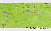 Physical Panoramic Map of Hrodna