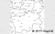 Blank Simple Map of Hrodna