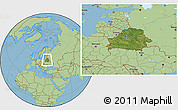 Satellite Location Map of Belarus, savanna style outside