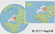 Savanna Style Location Map of Belarus, highlighted continent, within the entire continent