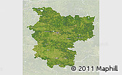 Satellite 3D Map of Minsk, lighten