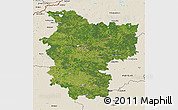 Satellite 3D Map of Minsk, shaded relief outside