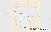 Classic Style Map of Minsk, single color outside