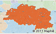 Political Map of Vitsyebsk, lighten
