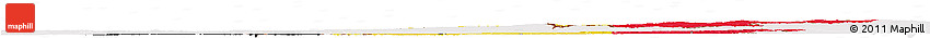 Flag Horizon Map of Belgium, flag centered