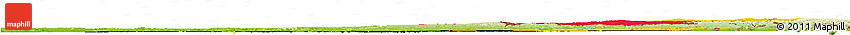 Flag Horizon Map of Belgium, physical outside, bathymetry sea, flag rotated