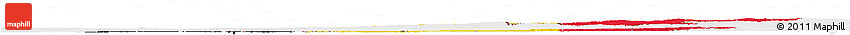 Flag Horizon Map of Belgium, single color outside, bathymetry sea, flag centered