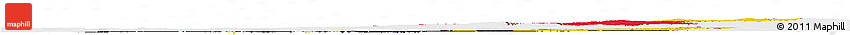 Flag Horizon Map of Belgium, single color outside, bathymetry sea, flag rotated