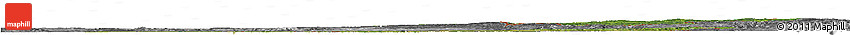 Satellite Horizon Map of Belgium, desaturated, land only