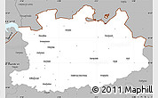 Gray Simple Map of Antwerpen