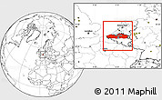 Blank Location Map of Vlaanderen