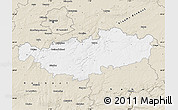 Classic Style Map of Brabant Wallon