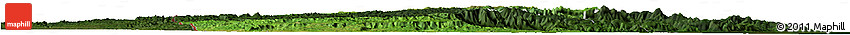 Satellite Horizon Map of Cayo, darken