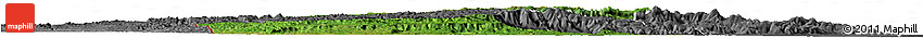 Satellite Horizon Map of Cayo, desaturated